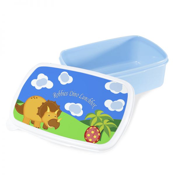 Sublimation Plastic Lunch Box With Premium Metal Insert BLUE