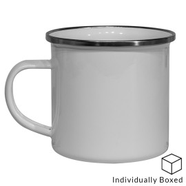 12oz White Sublimation Enamel Mug