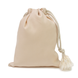 Natural Cotton Drawstring Pouch 15 x 20cm