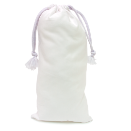 White Cotton Wine Bottle Bag 