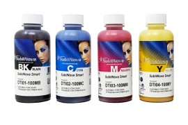 Full Set of 100ml Inktec Sublinova Dye Sublimation Ink For Epson Printers